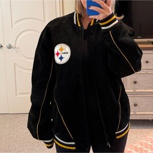 NFL Black and Gold Women's Varsity Jacket